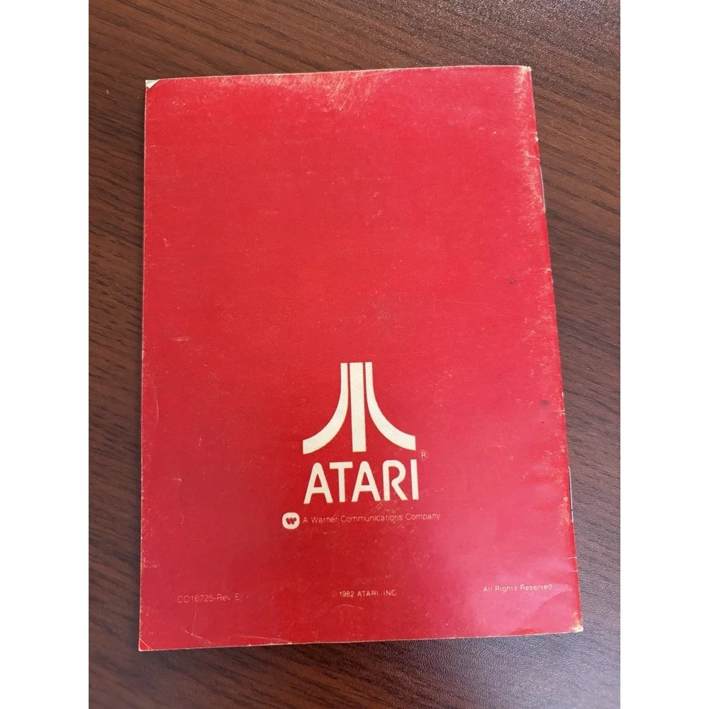 Vintage 1982 Original ATARI 2600 CATALOG of Game Program Cartridges 49 Games